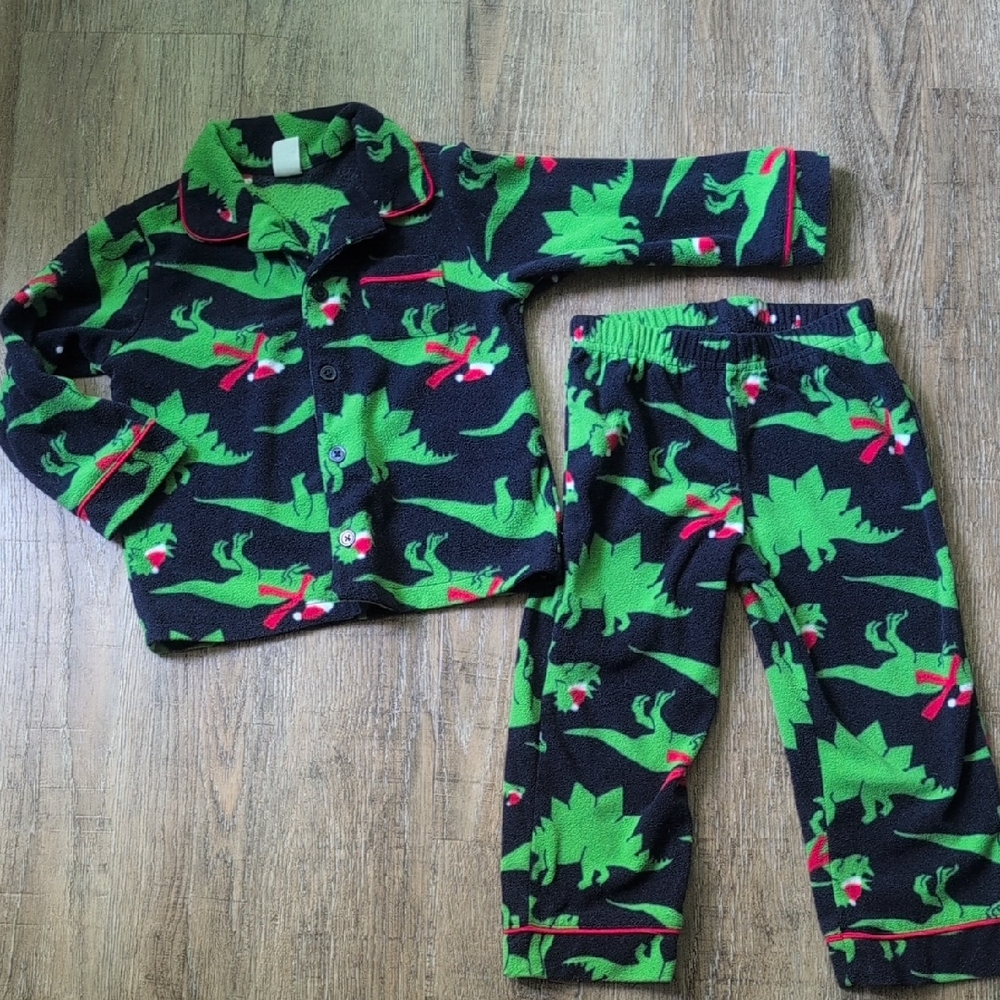 GAP Christmas Dinosaur Pajama Set